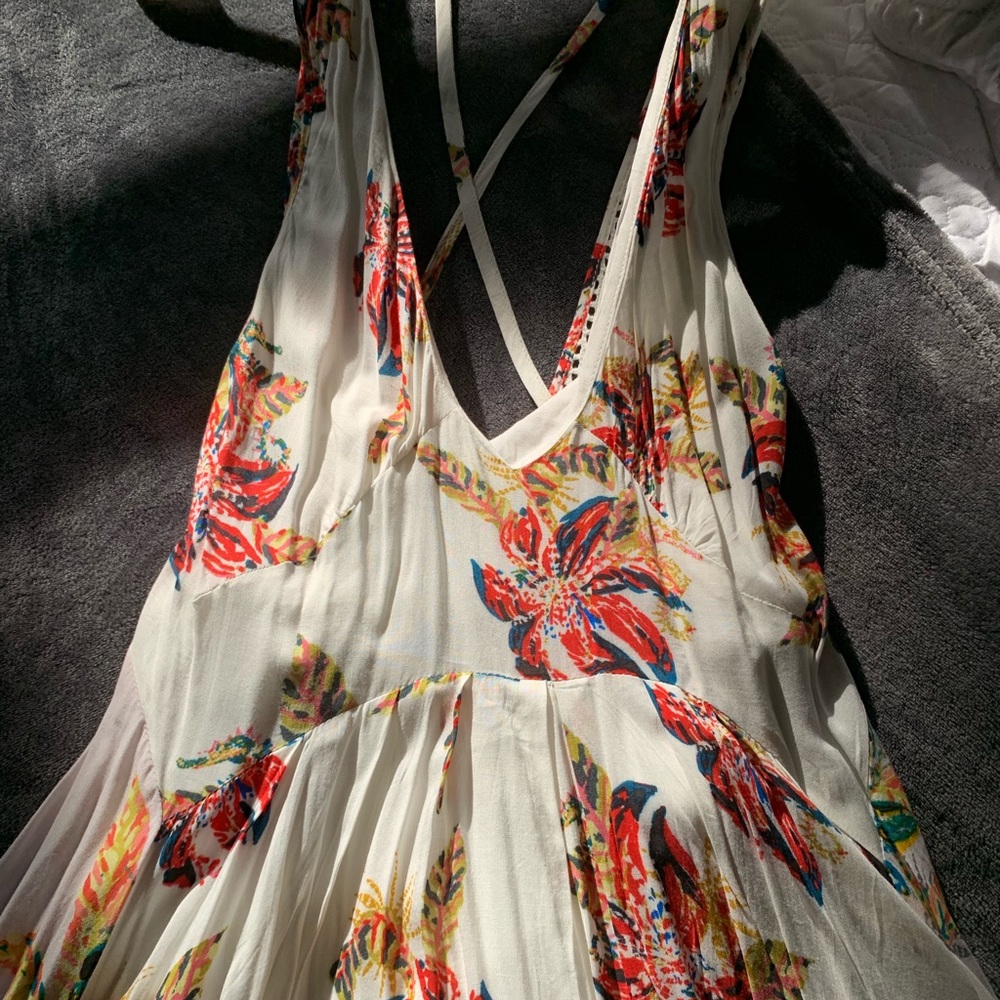 Free people floral Hawaii dress 🌺